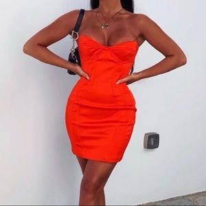 Oh Polly Overload Mesh Bodycon Corset 